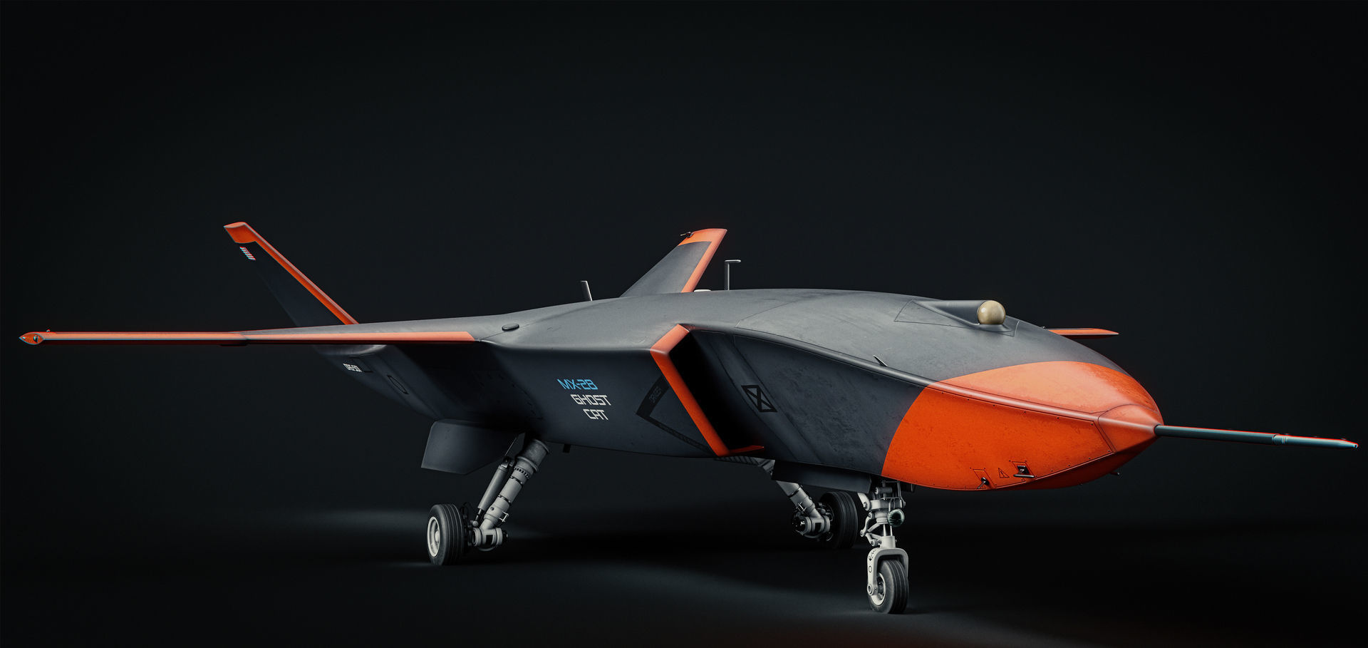 Boeing MQ-28 Ghost Bat Drone 3D model_17