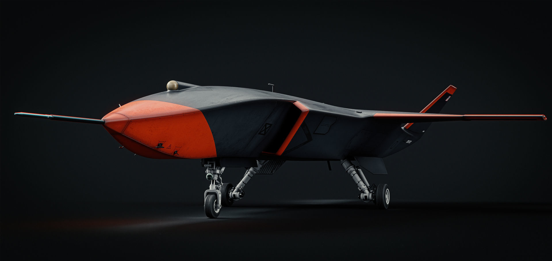 Boeing MQ-28 Ghost Bat Drone 3D model_6