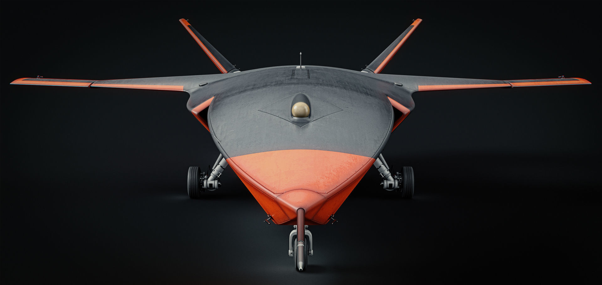 Boeing MQ-28 Ghost Bat Drone 3D model_1