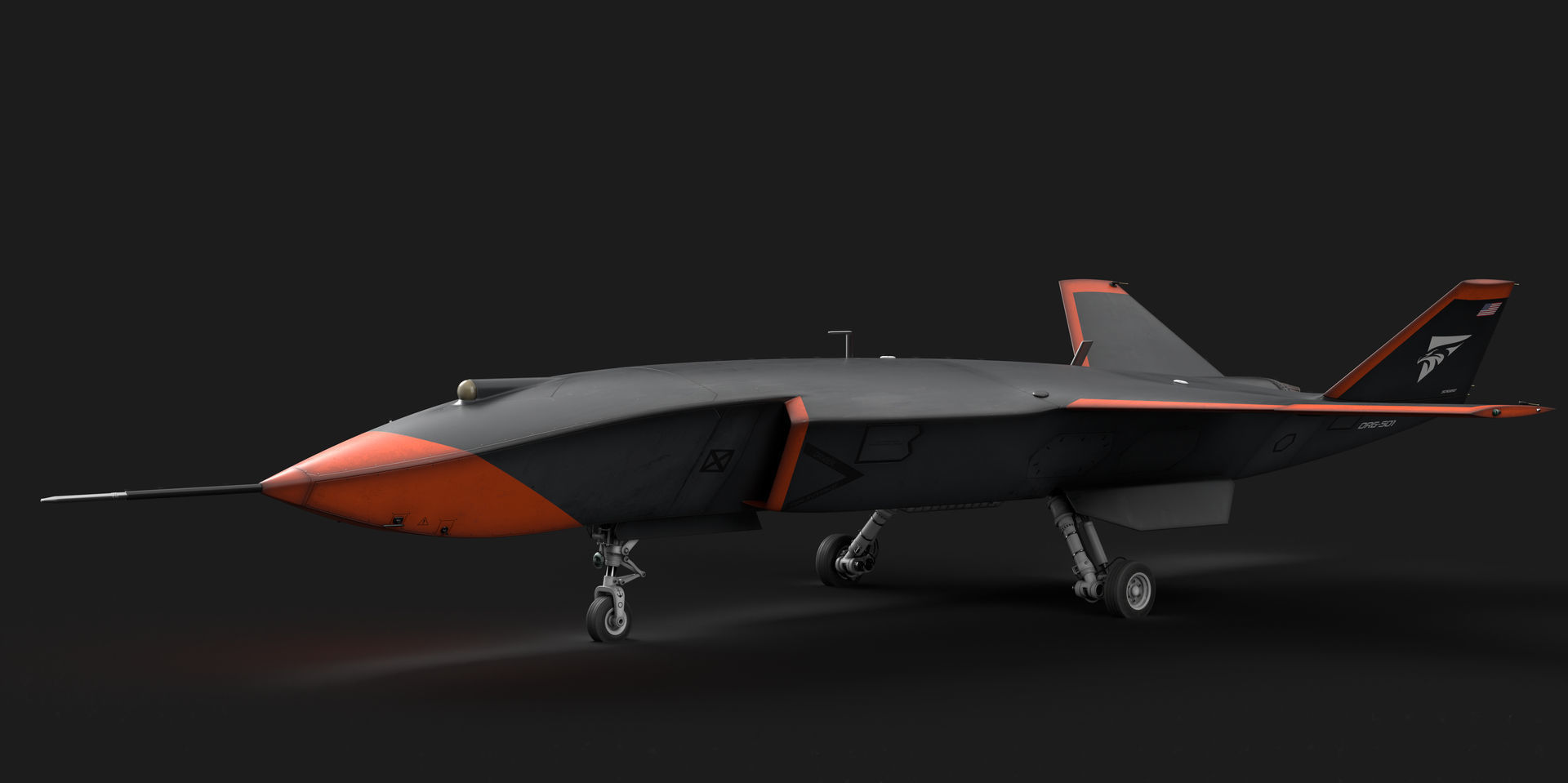 Boeing MQ-28 Ghost Bat Drone 3D model_38