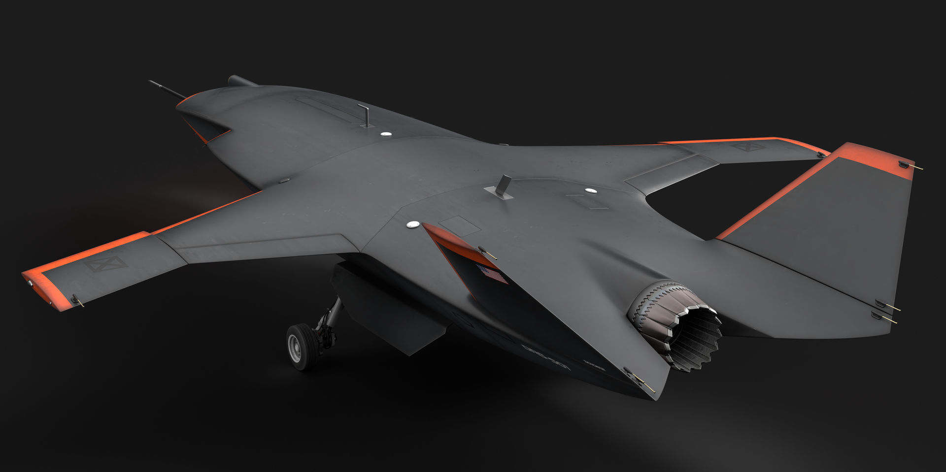 Boeing MQ-28 Ghost Bat Drone 3D model_25