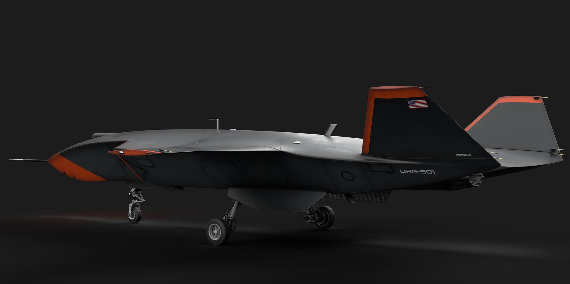 Boeing MQ-28 Ghost Bat Drone 3D model_37