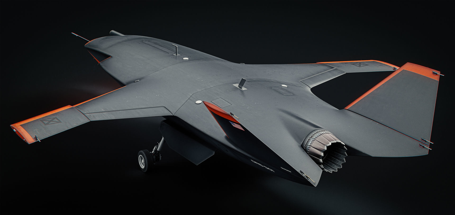 Boeing MQ-28 Ghost Bat Drone 3D model_9