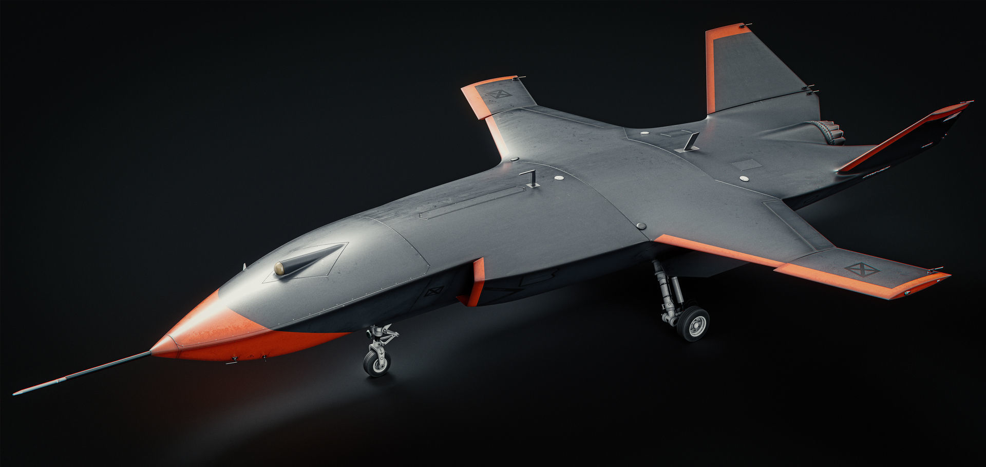 Boeing MQ-28 Ghost Bat Drone 3D model_11
