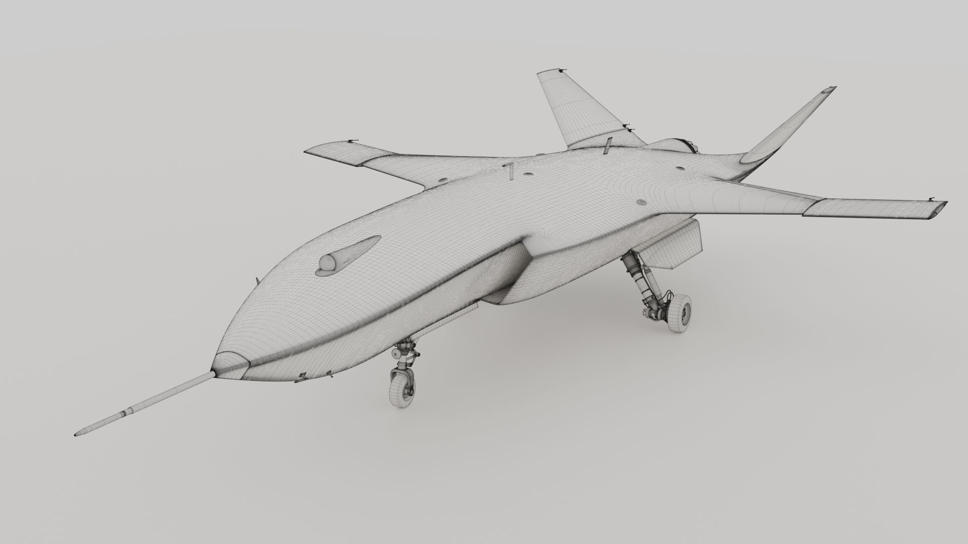 Boeing MQ-28 Ghost Bat Drone 3D model_40