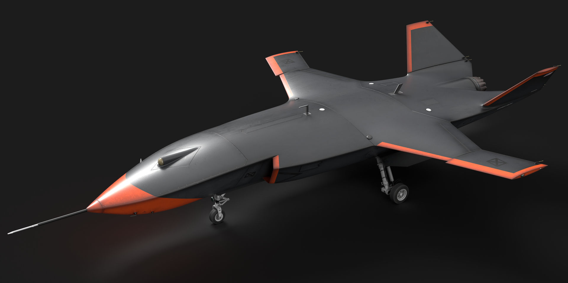 Boeing MQ-28 Ghost Bat Drone 3D model_27