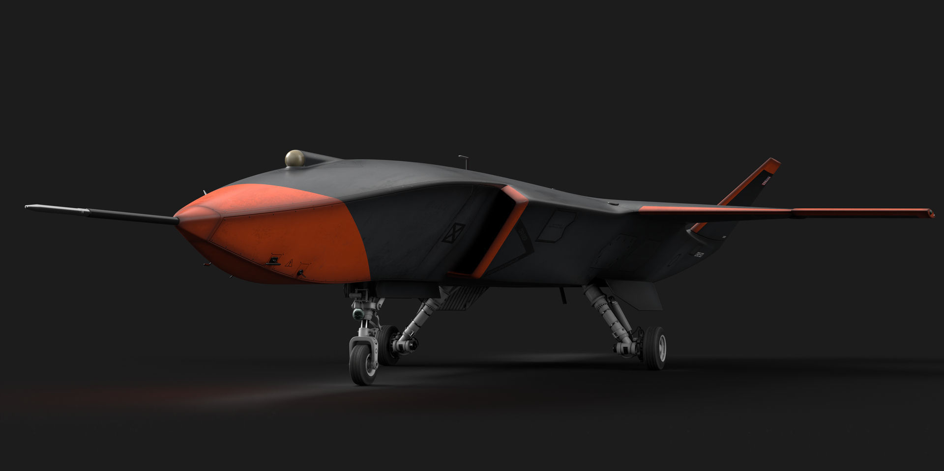 Boeing MQ-28 Ghost Bat Drone 3D model_35