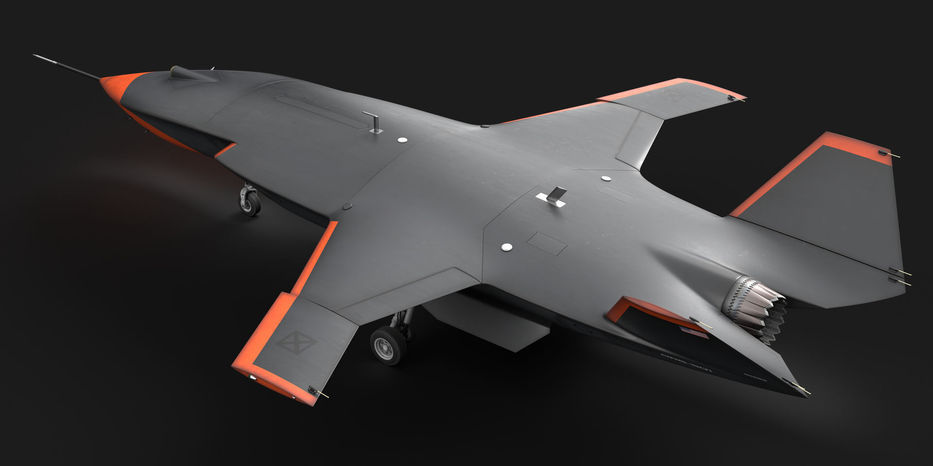 Boeing MQ-28 Ghost Bat Drone 3D model_23