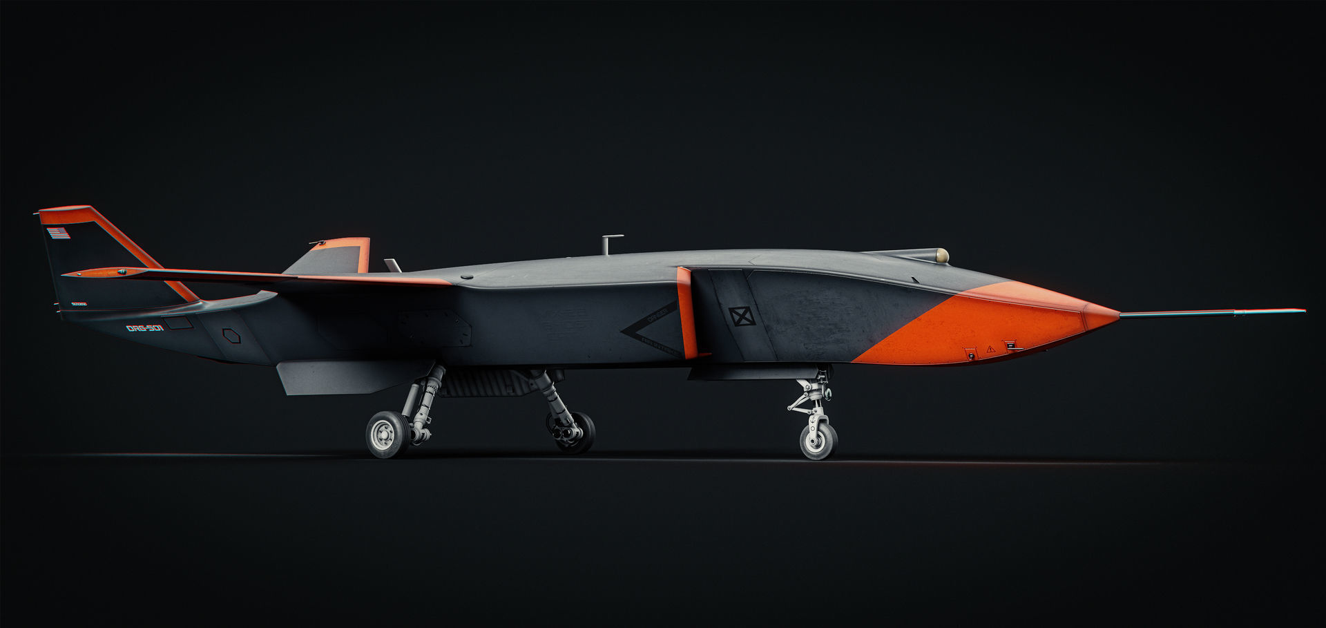 Boeing MQ-28 Ghost Bat Drone 3D model_18