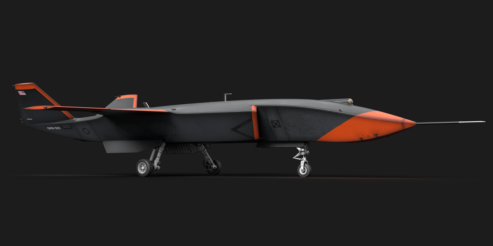 Boeing MQ-28 Ghost Bat Drone 3D model_21