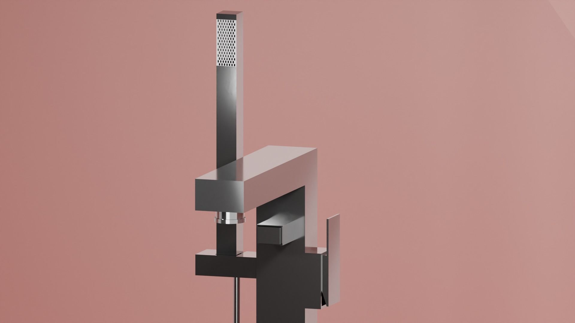 Sprayer Kitchen 3D model 3D model_1