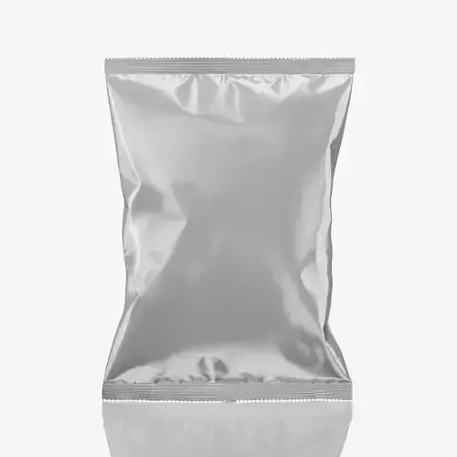 Foil Bag Blank Type 01 Low-poly 3D model