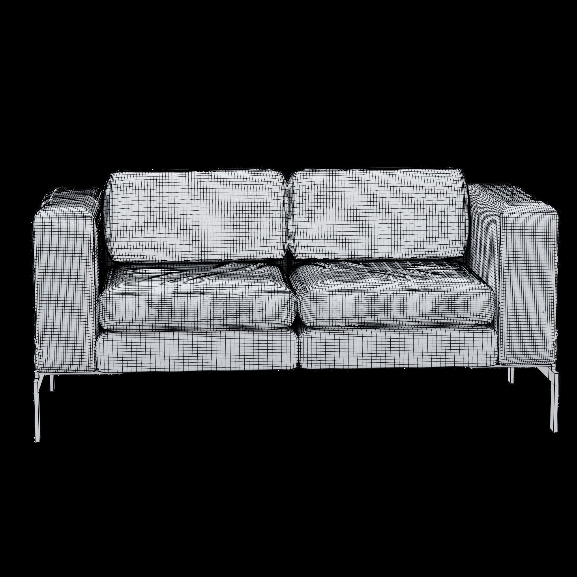 sofa sillon 3D model_7