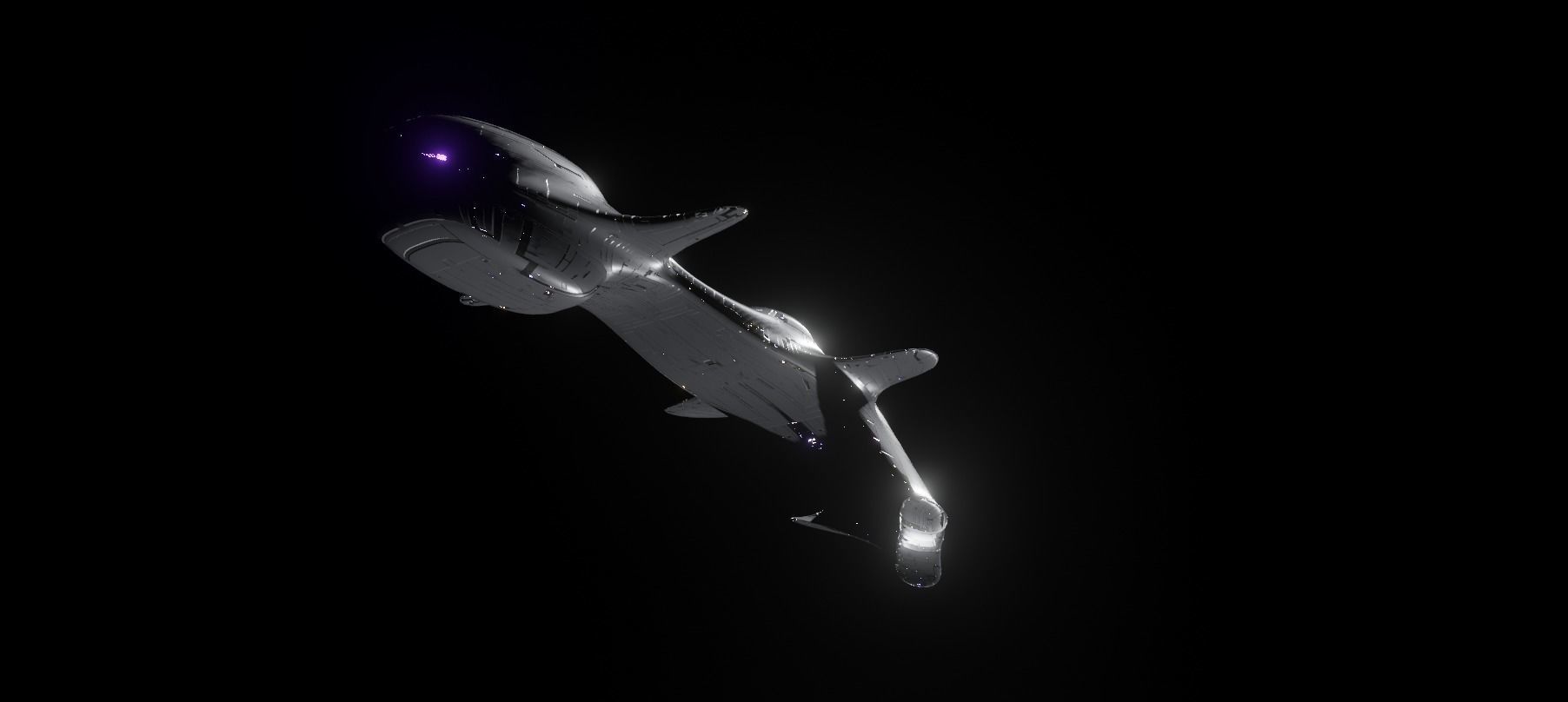 Mothership 3D model_6