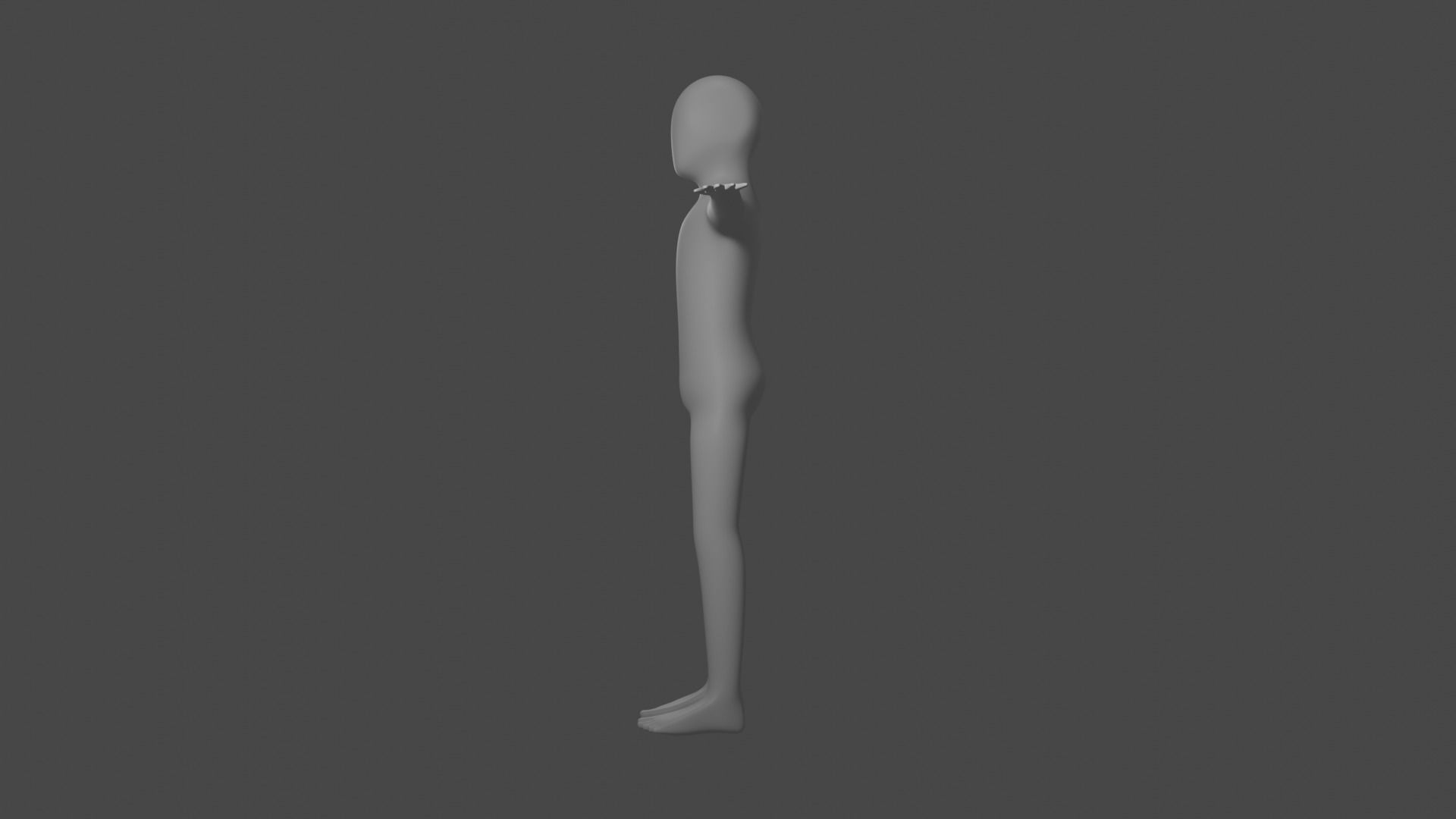 High-Poly Human Character Model For Virtual Environments Low-poly 3D model_1