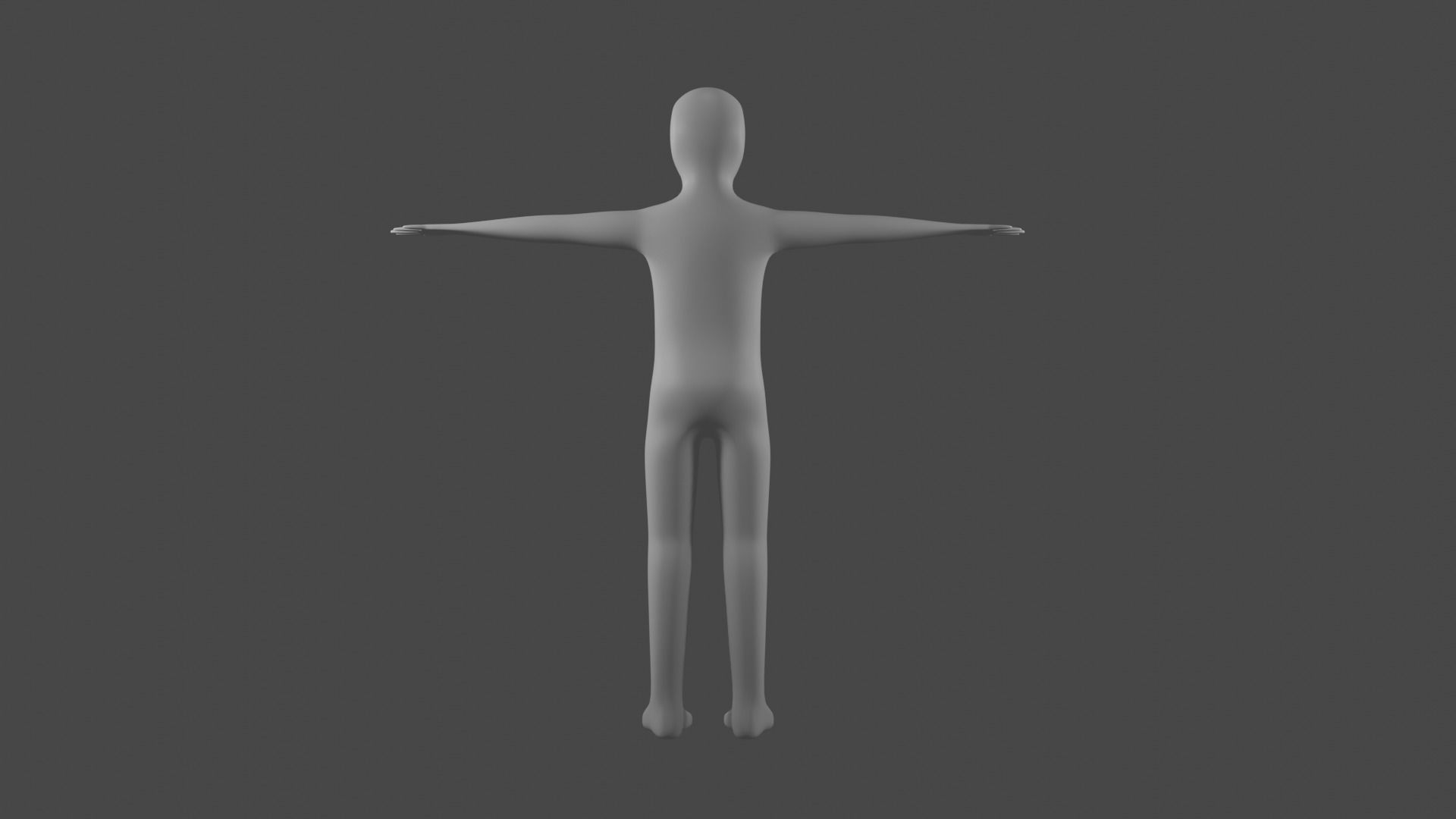 High-Poly Human Character Model For Virtual Environments Low-poly 3D model_3
