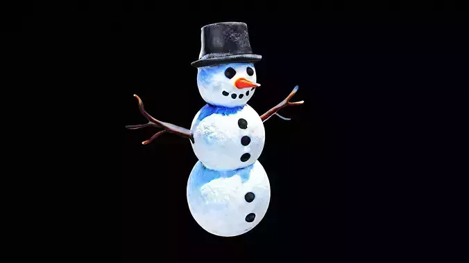 happy snowman