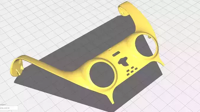 PS5 shell custom cover 3D print model