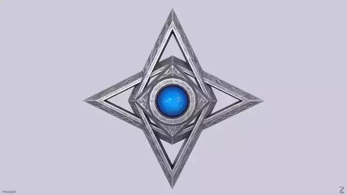 Pendant Low-poly 3D model Pendant Low-poly 3D model