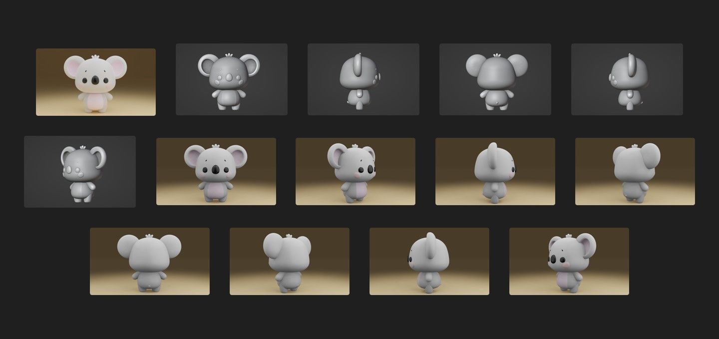 Koala 3D print model_1