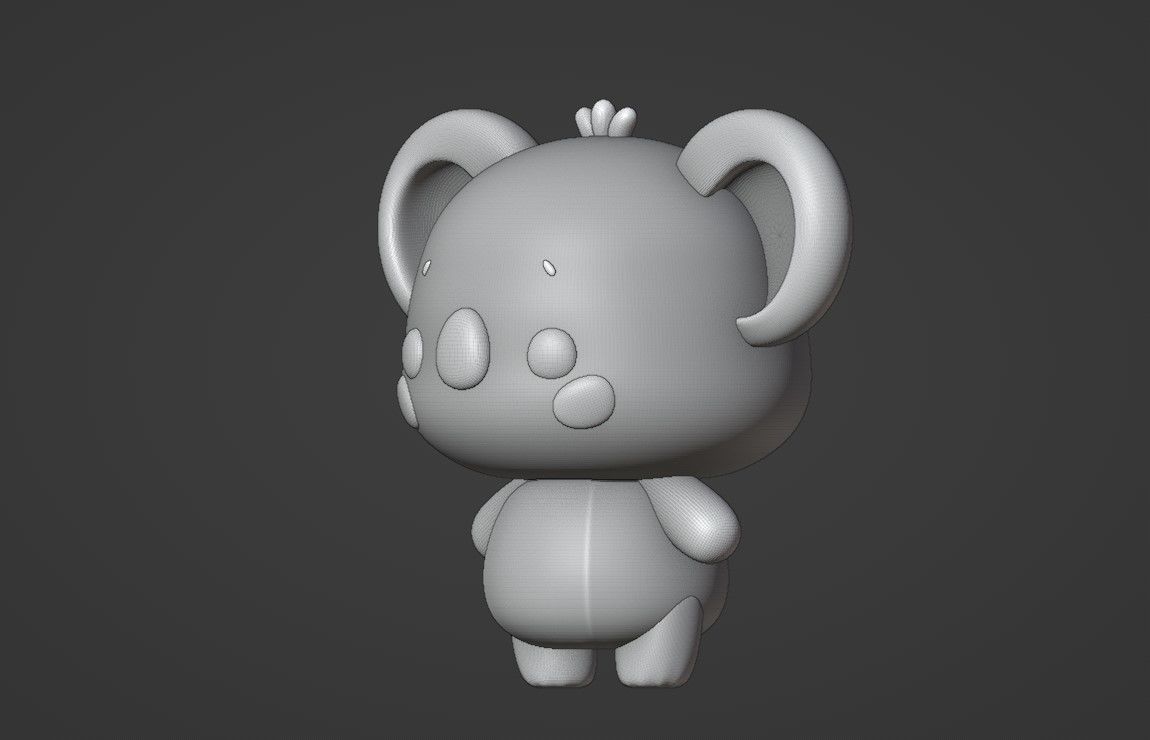 Koala 3D print model_6