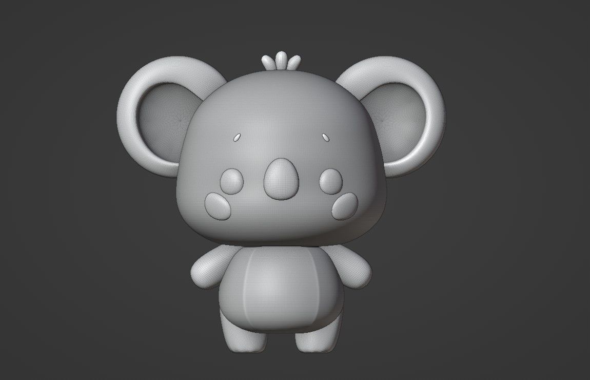 Koala 3D print model_2