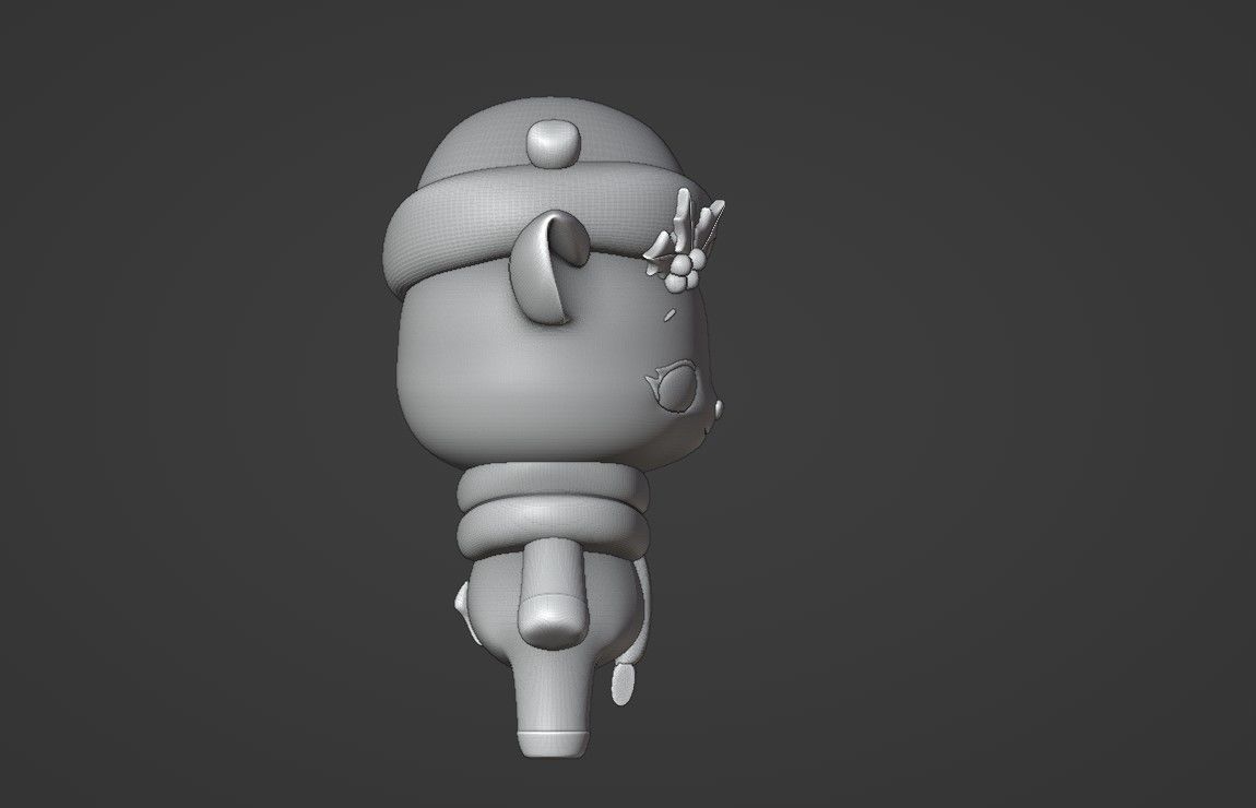 Giraffe 3D print model_3