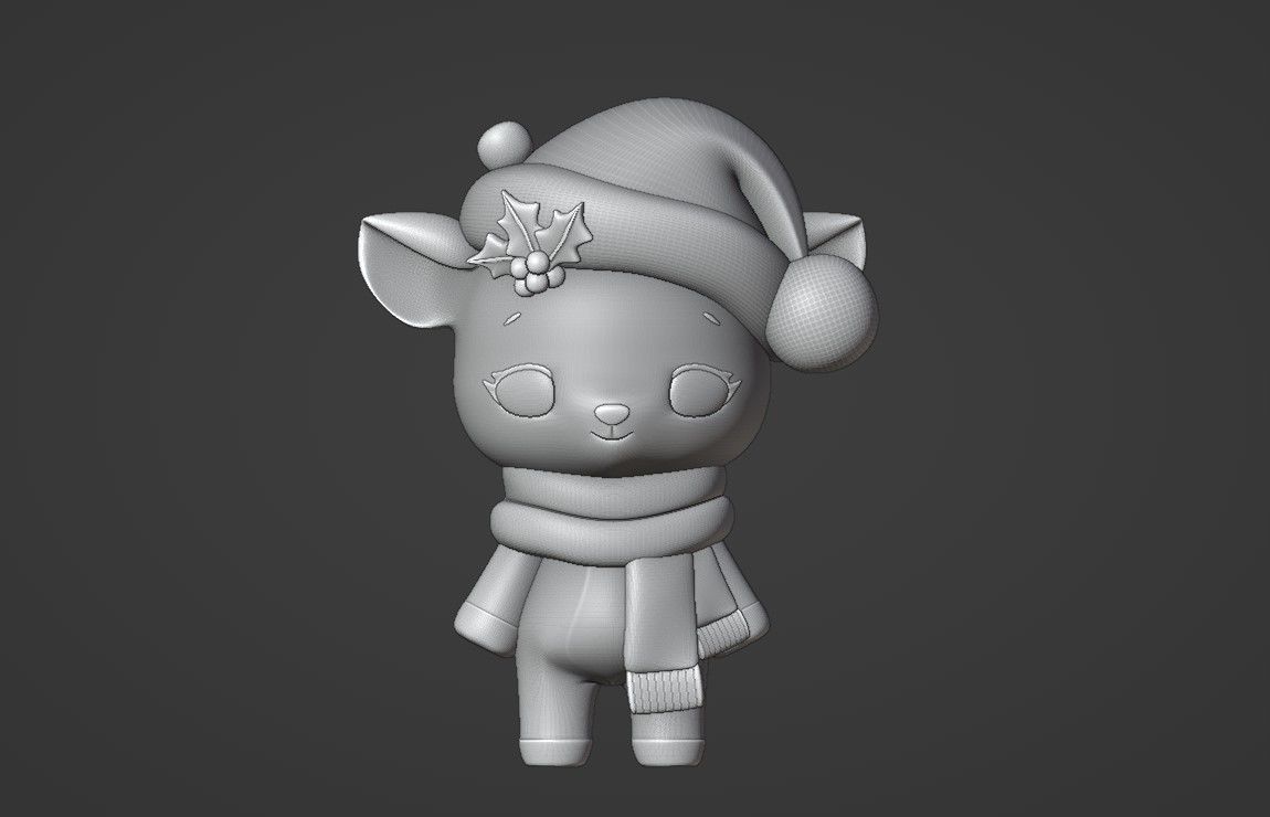 Giraffe 3D print model_2