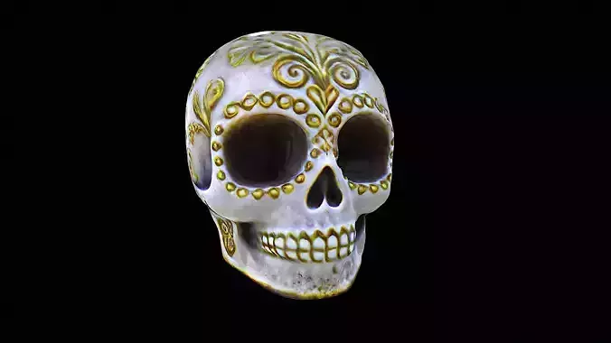 ceramic sugar skull