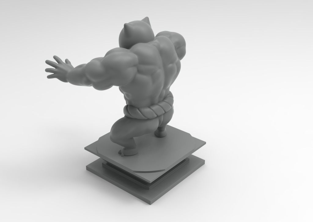 Ultra Swole Snorlax 3D print model_1