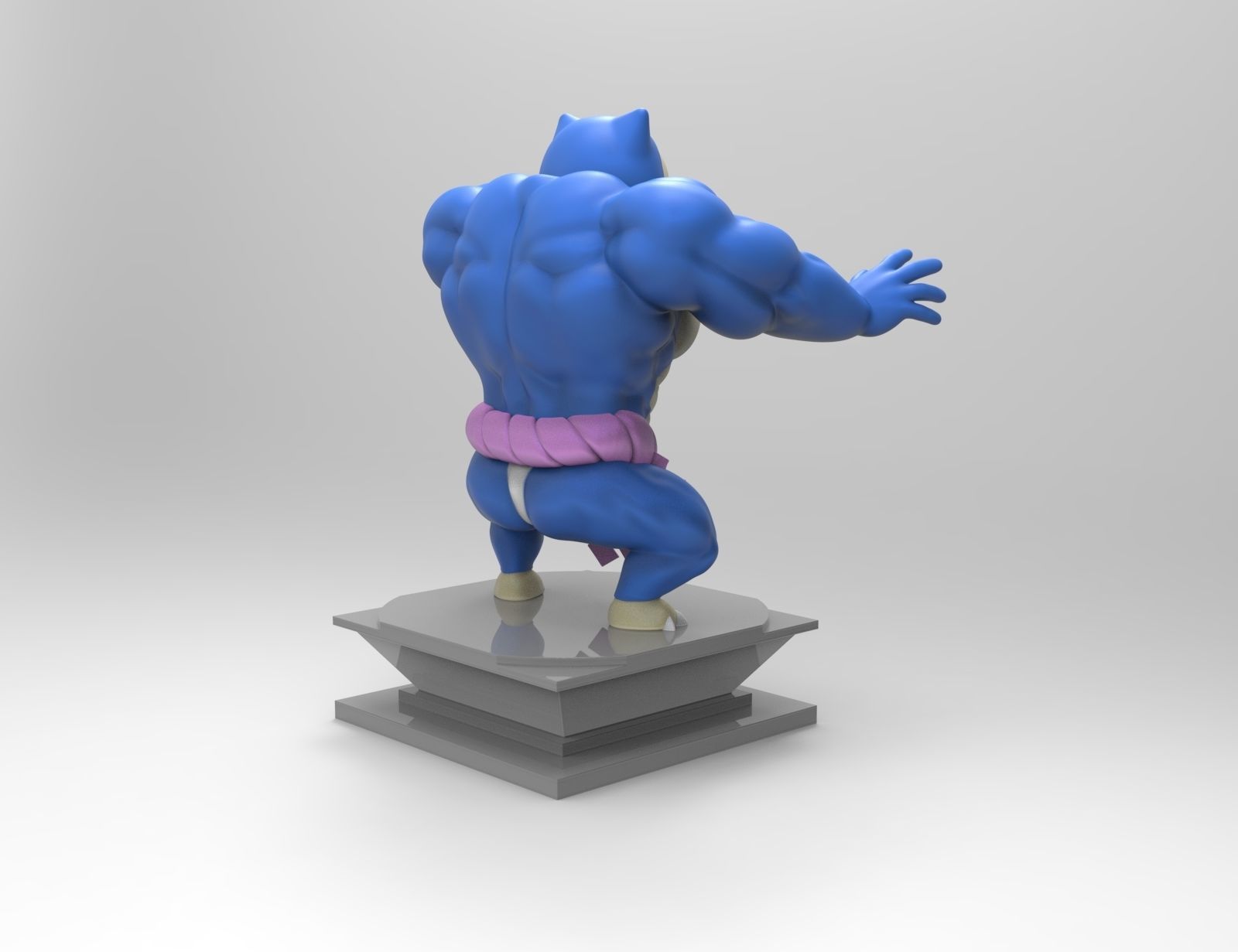 Ultra Swole Snorlax 3D print model_6