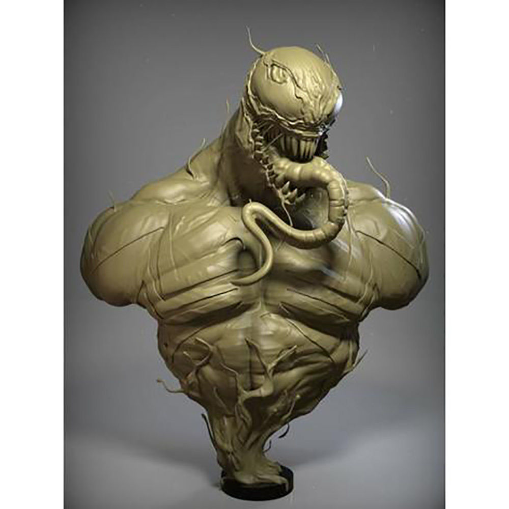 Venom Bust 3D Model Ready to Print 3D print model_3