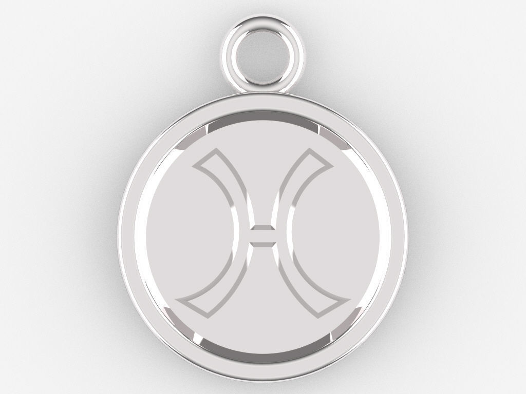 Zodiac Pendant Collection 1 3D print model_26