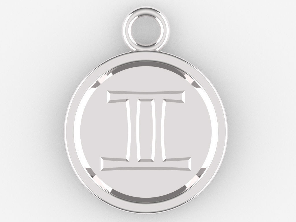 Zodiac Pendant Collection 1 3D print model_17