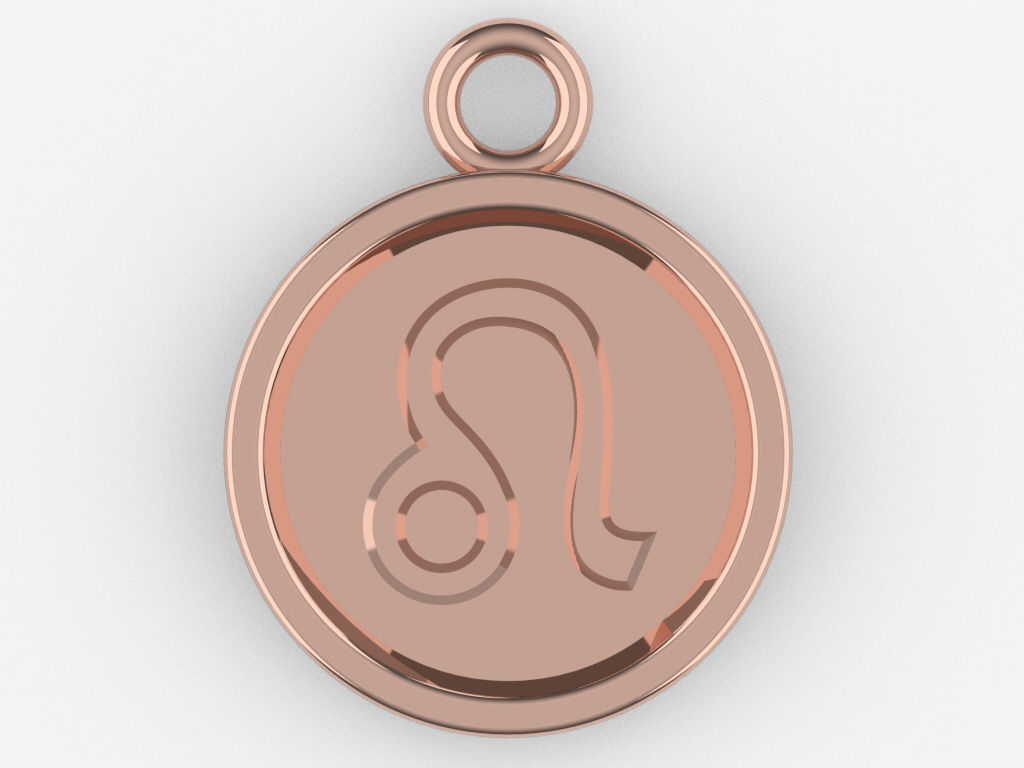 Zodiac Pendant Collection 1 3D print model_19