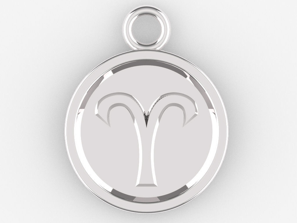 Zodiac Pendant Collection 1 3D print model_5