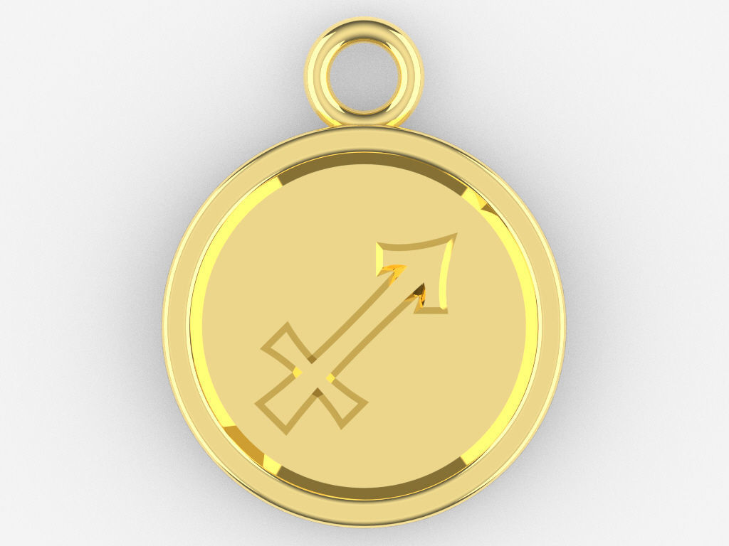 Zodiac Pendant Collection 1 3D print model_27
