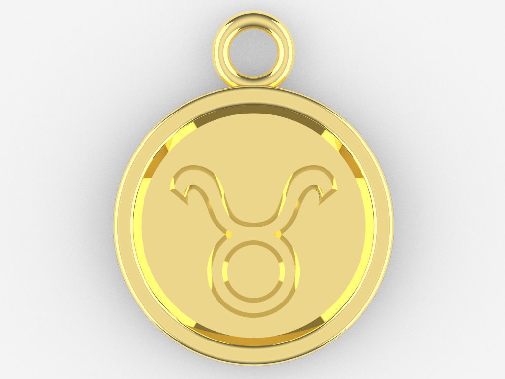 Zodiac Pendant Collection 1 3D print model_33