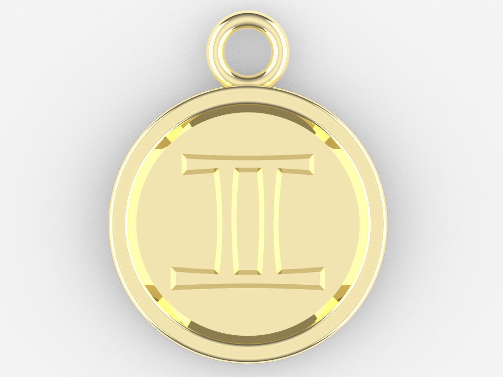 Zodiac Pendant Collection 1 3D print model_15