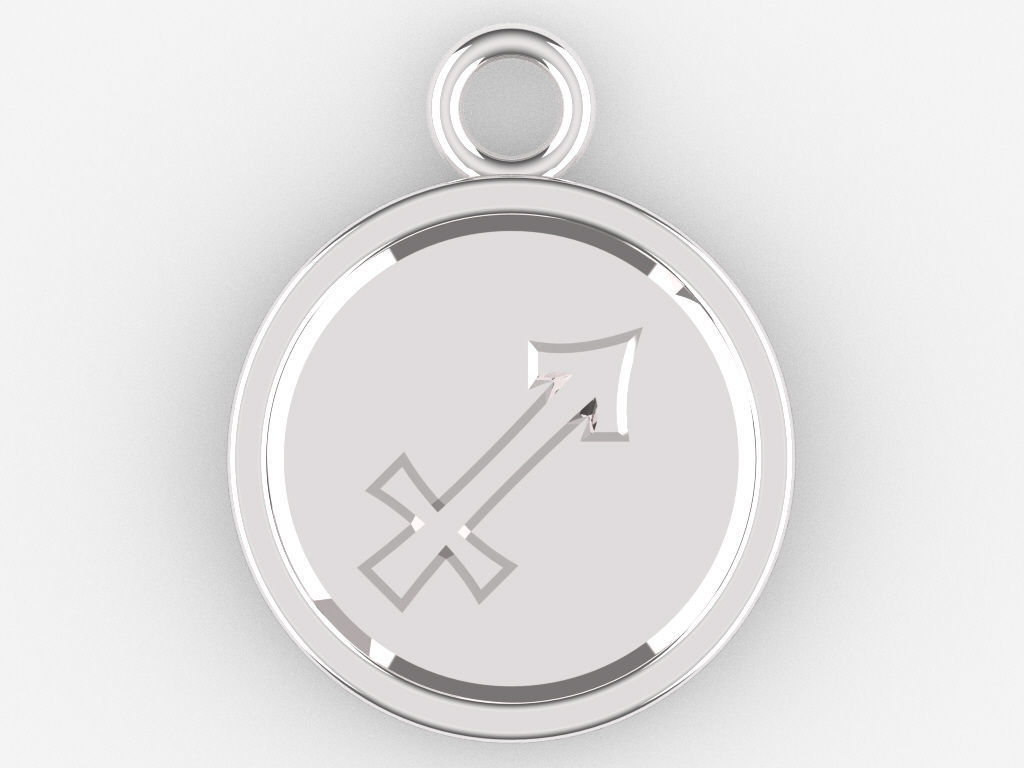 Zodiac Pendant Collection 1 3D print model_29