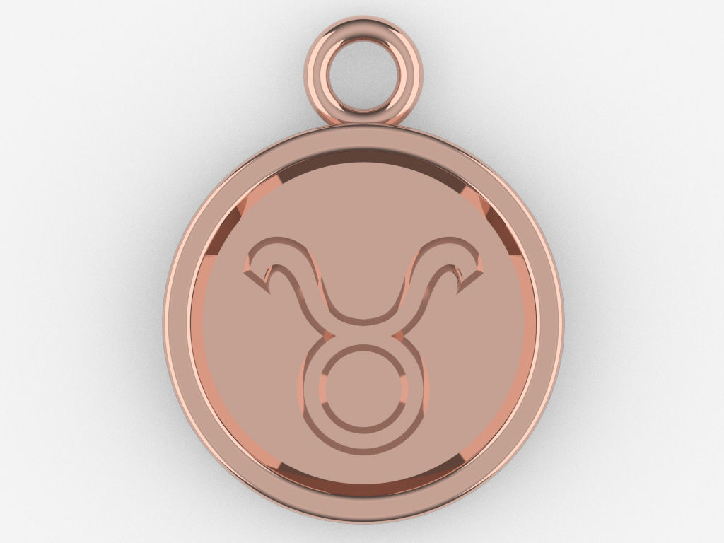 Zodiac Pendant Collection 1 3D print model_34