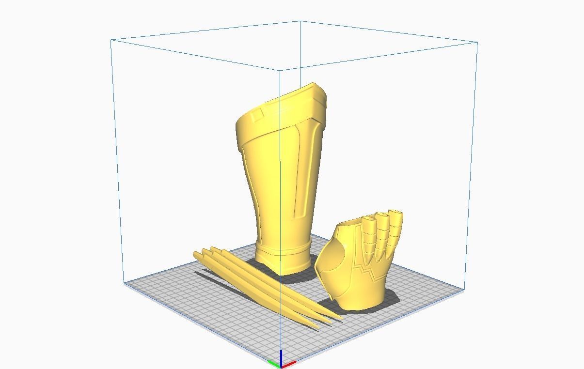 Wolverine Gloves Claw Weapon - Marvel Cosplay 3D print model_2