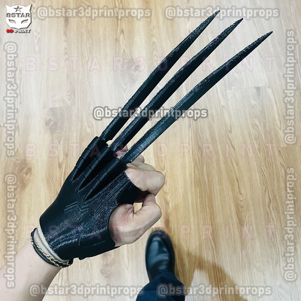 Wolverine Gloves Claw Weapon - Marvel Cosplay 3D print model_6