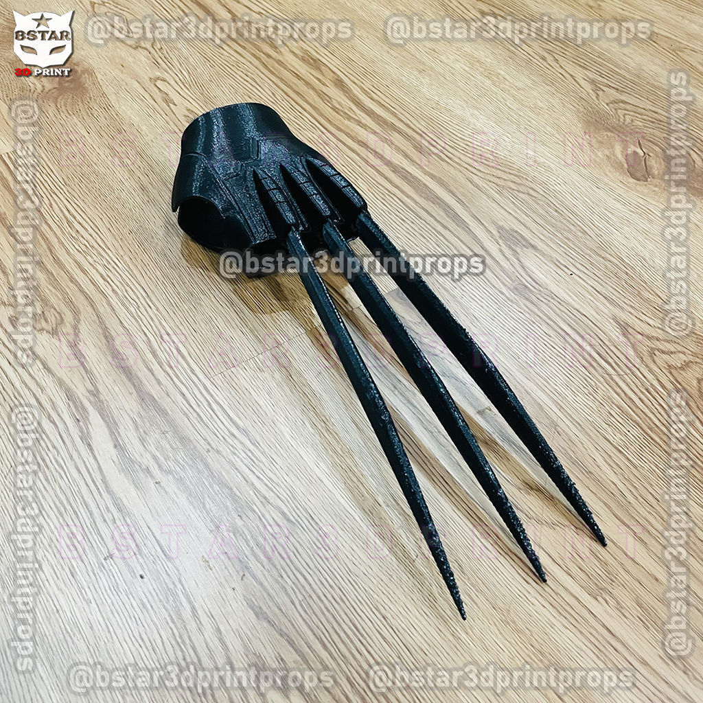 Wolverine Gloves Claw Weapon - Marvel Cosplay 3D print model_9