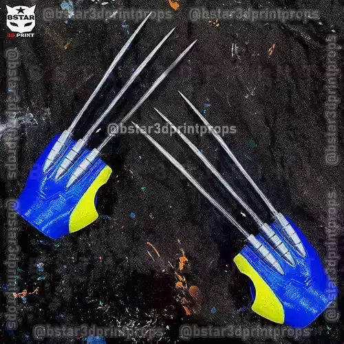 Wolverine Gloves Claw Weapon - Marvel Cosplay 3D print model