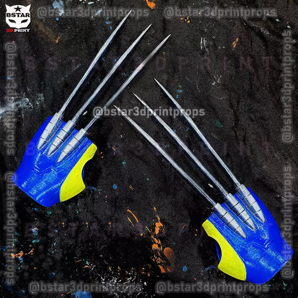 Wolverine Gloves Claw Weapon - Marvel Cosplay 3D print model_0