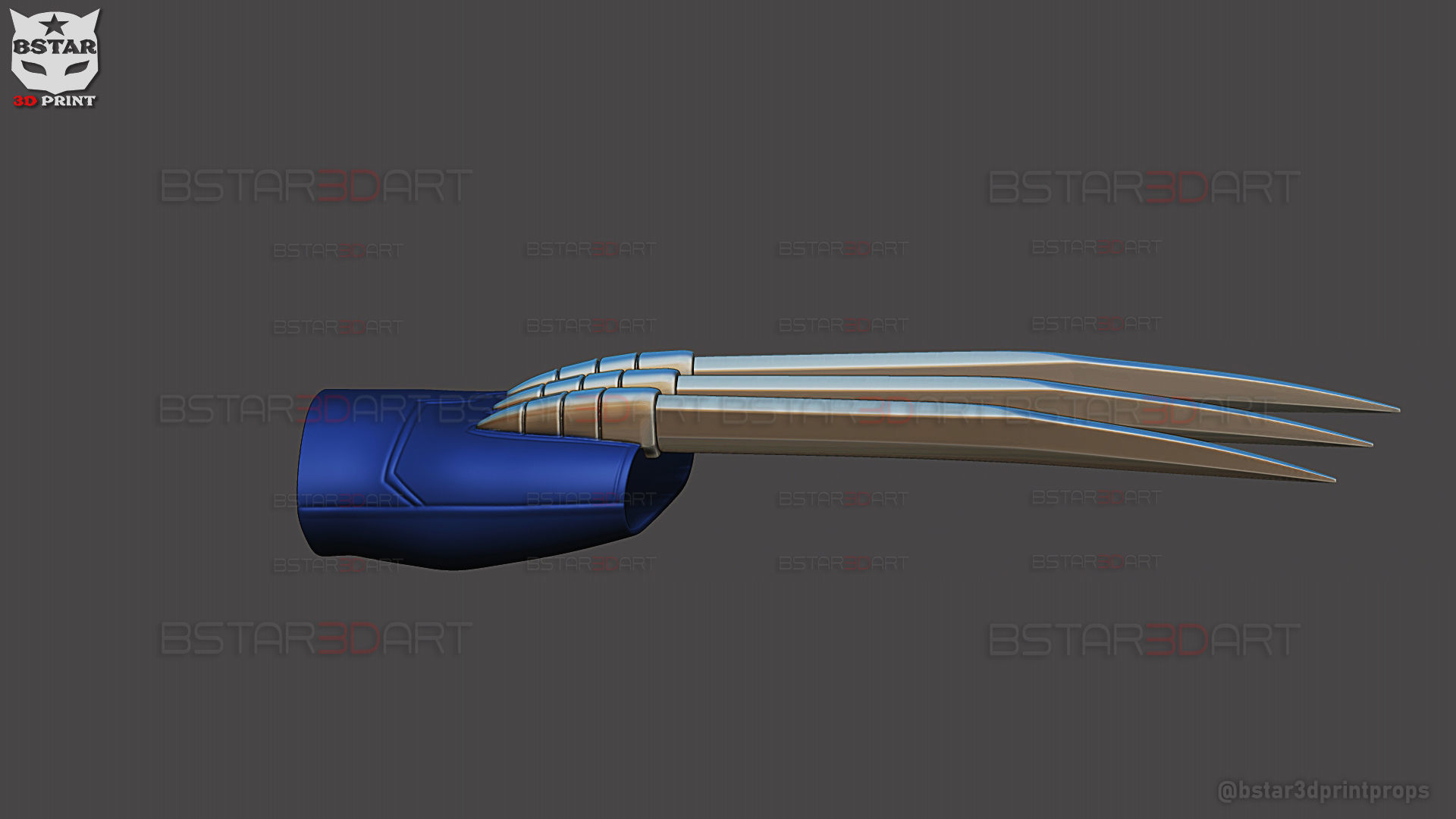 Wolverine Gloves Claw Weapon - Marvel Cosplay 3D print model_14
