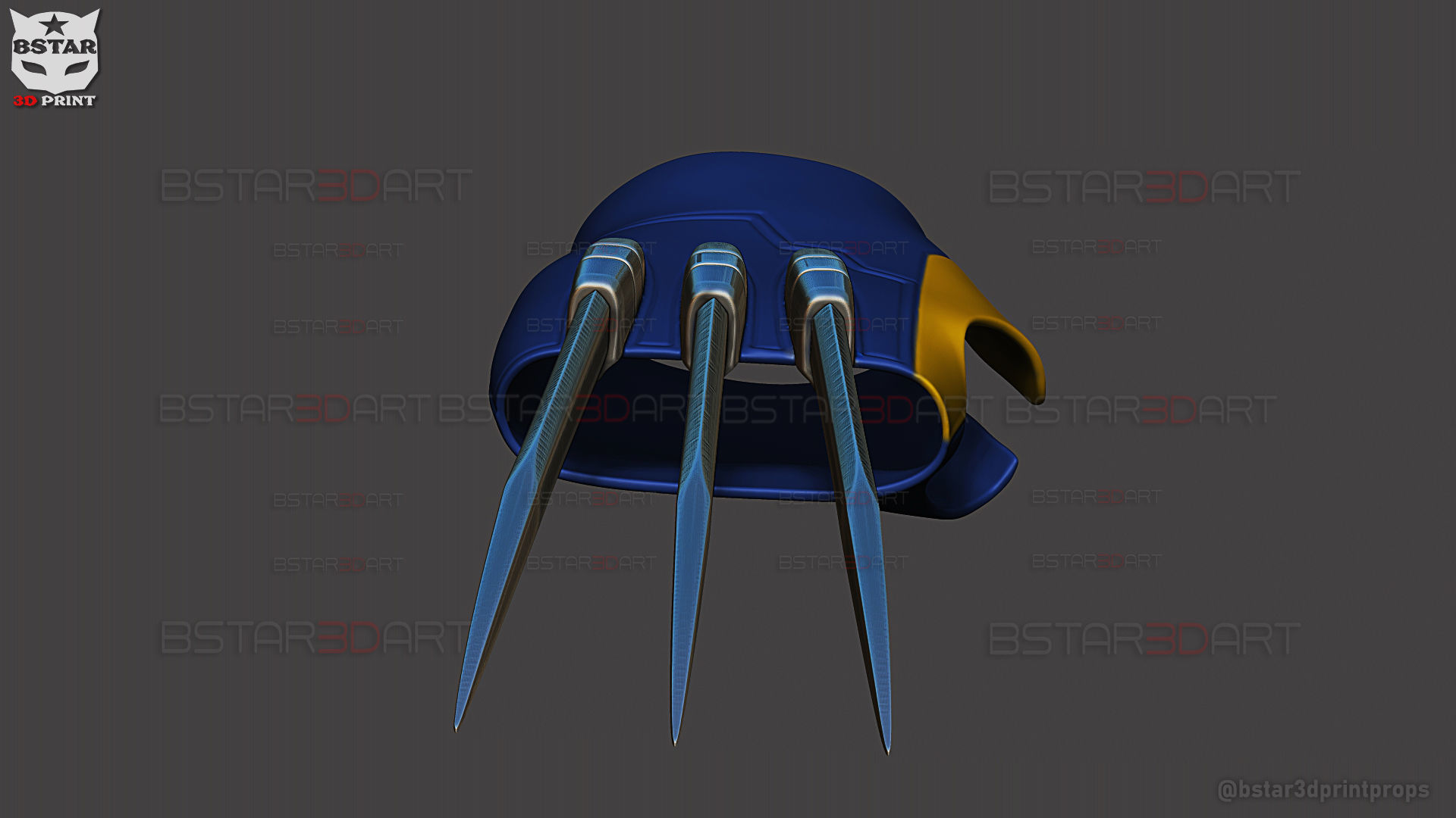 Wolverine Gloves Claw Weapon - Marvel Cosplay 3D print model_18