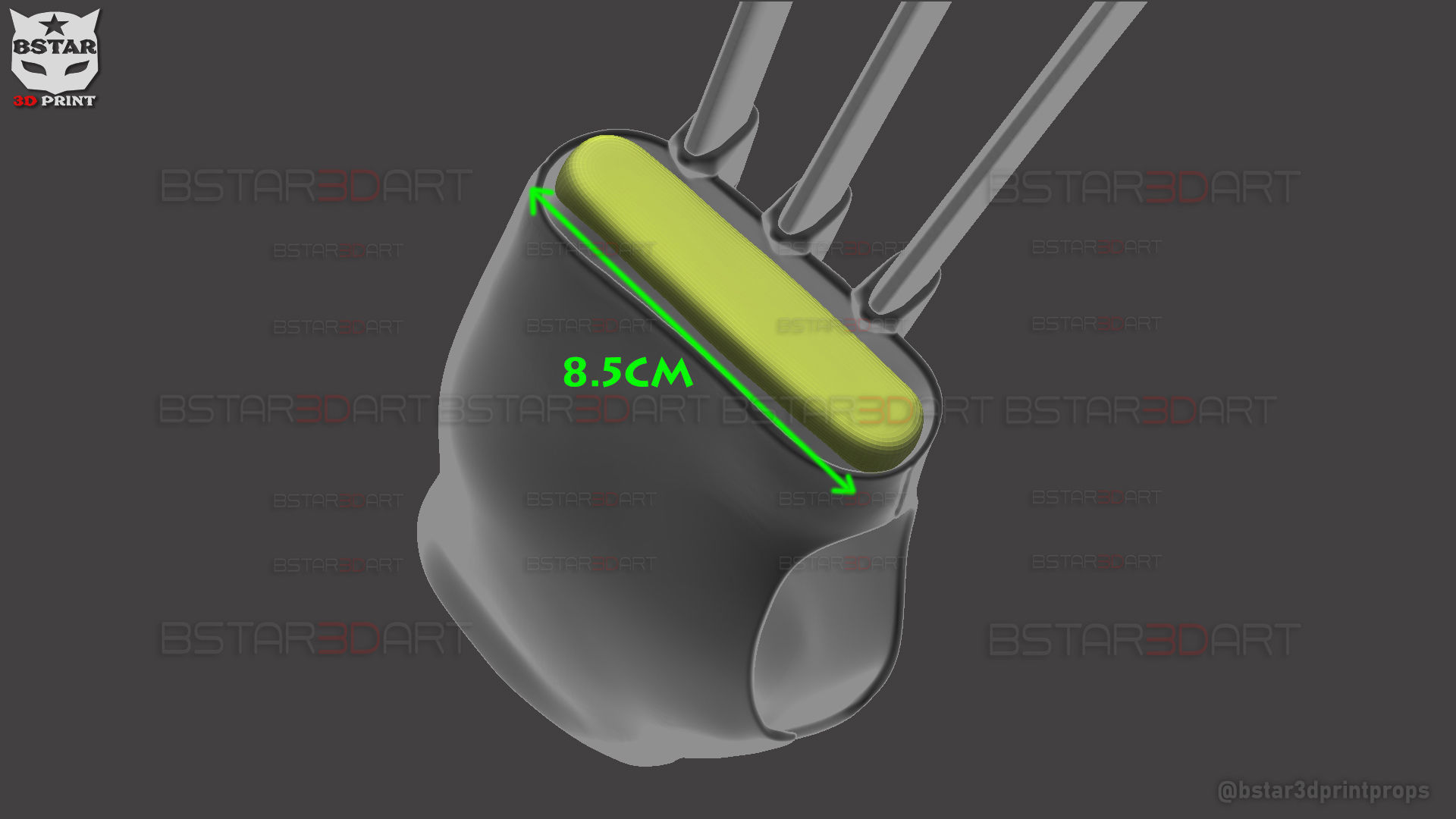 Wolverine Gloves Claw Weapon - Marvel Cosplay 3D print model_24