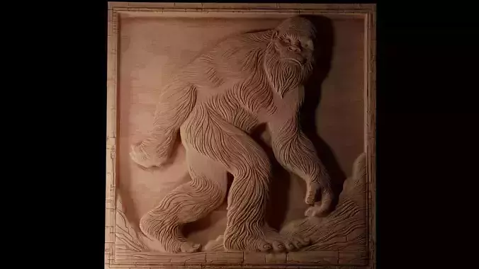 Bigfoot CNC 3d Print High Relief Sand Casting